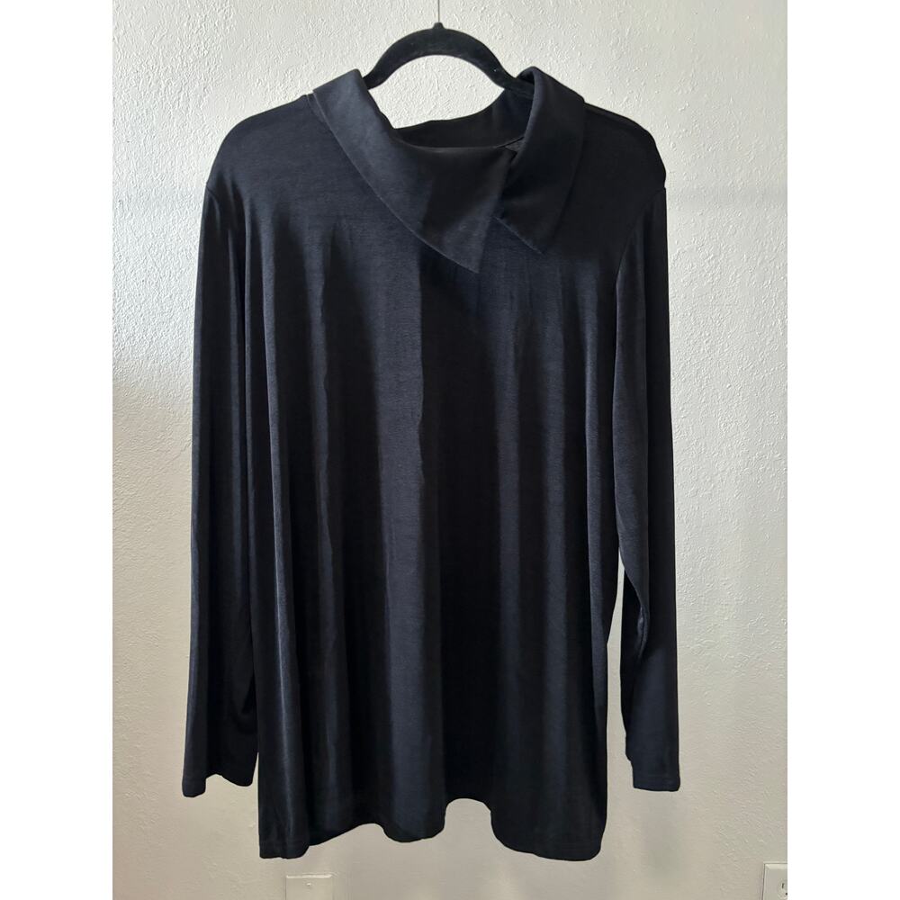 Carolyn Strauss Top Blouse Women’s Plus Size 2X Black